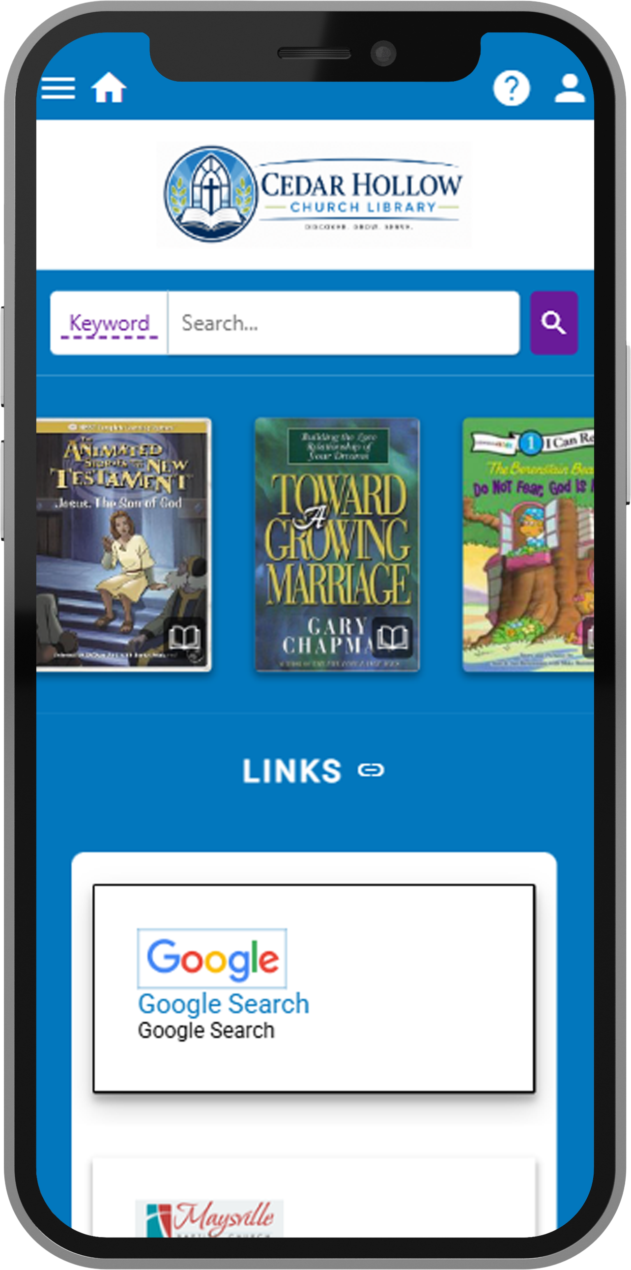 Librista patron app screens